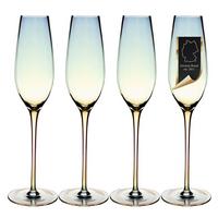 SEKTGLAS-SET 200 ml (4-tlg.) - Transparent, Glas (0.2L) - Intirilife