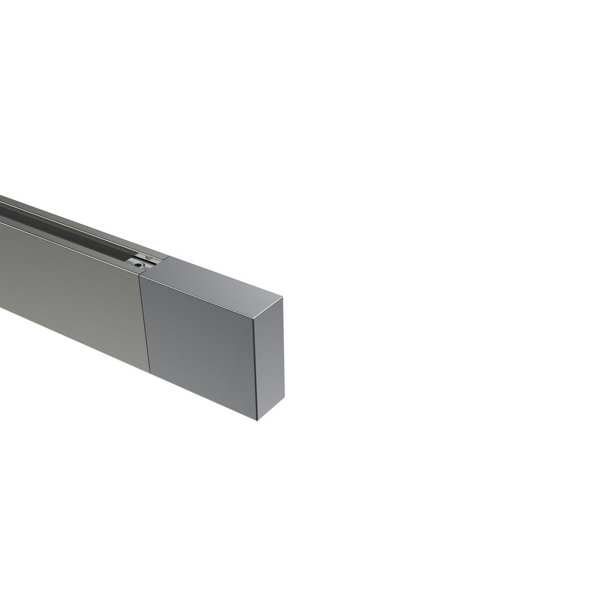ENDSTÜCKE FÜR GARDINENSTANGEN 14x35 mm, Lox Chrom, Packung 2 Stück - Chromfarben, Metall (5.2/3.4/3.4cm) - INTERDECO