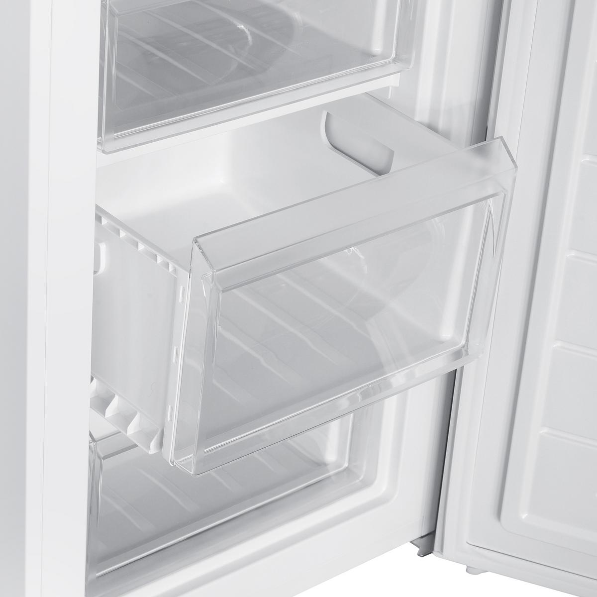 GEFRIERSCHRANK klein - 87L Nutzinhalt, 4-Sterne Gefrieren, kompakt und freistehend, leise, weiß - Weiß, Kunststoff/Metall (55/85/58cm) - homeX