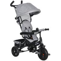 KINDERDREIRAD, Grau, Metall+ Kunststoff - Grau, Metall (95/50/106cm) - HOMCOM