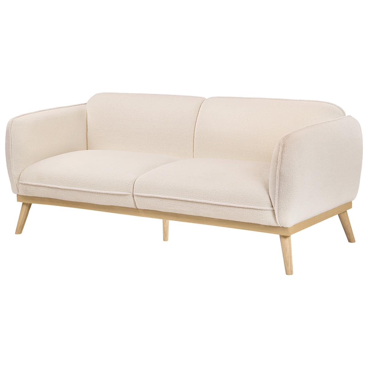 SOFA-SET 5-Sitzer Bouclé Hellbeige Ljung - Hellbraun/Beige, Textil (210/82/82cm) - Beliani