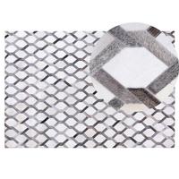 KURZFLOR-TEPPICH Aydin 200/140 cm - Grau, Fell (140/200cm) - Beliani