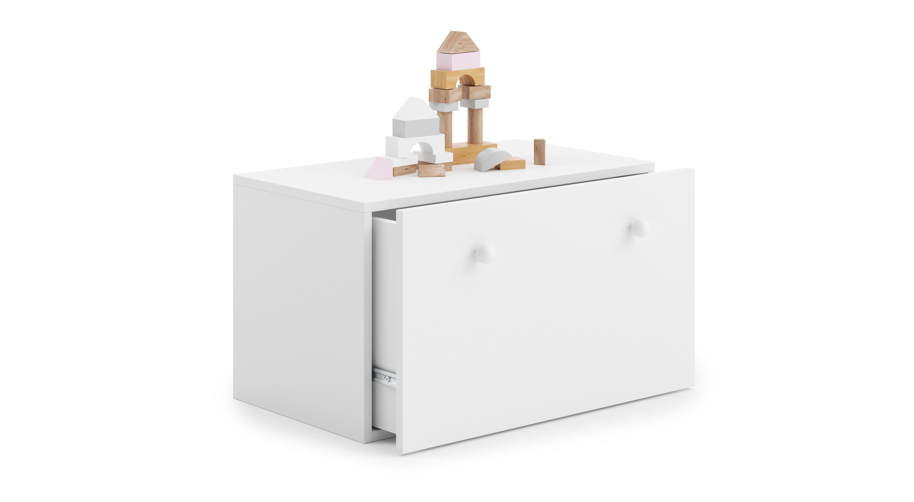 SPIELZEUGTRUHE Inga - Weiß, Holzwerkstoff (71/42cm) - RAUMHIRSCH FURNITURE