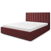 POLSTERBETT DEMERA MGV 180x200 cm mit Bettkästen - Rot - Rot, Holz (180/200cm) - MASSENO