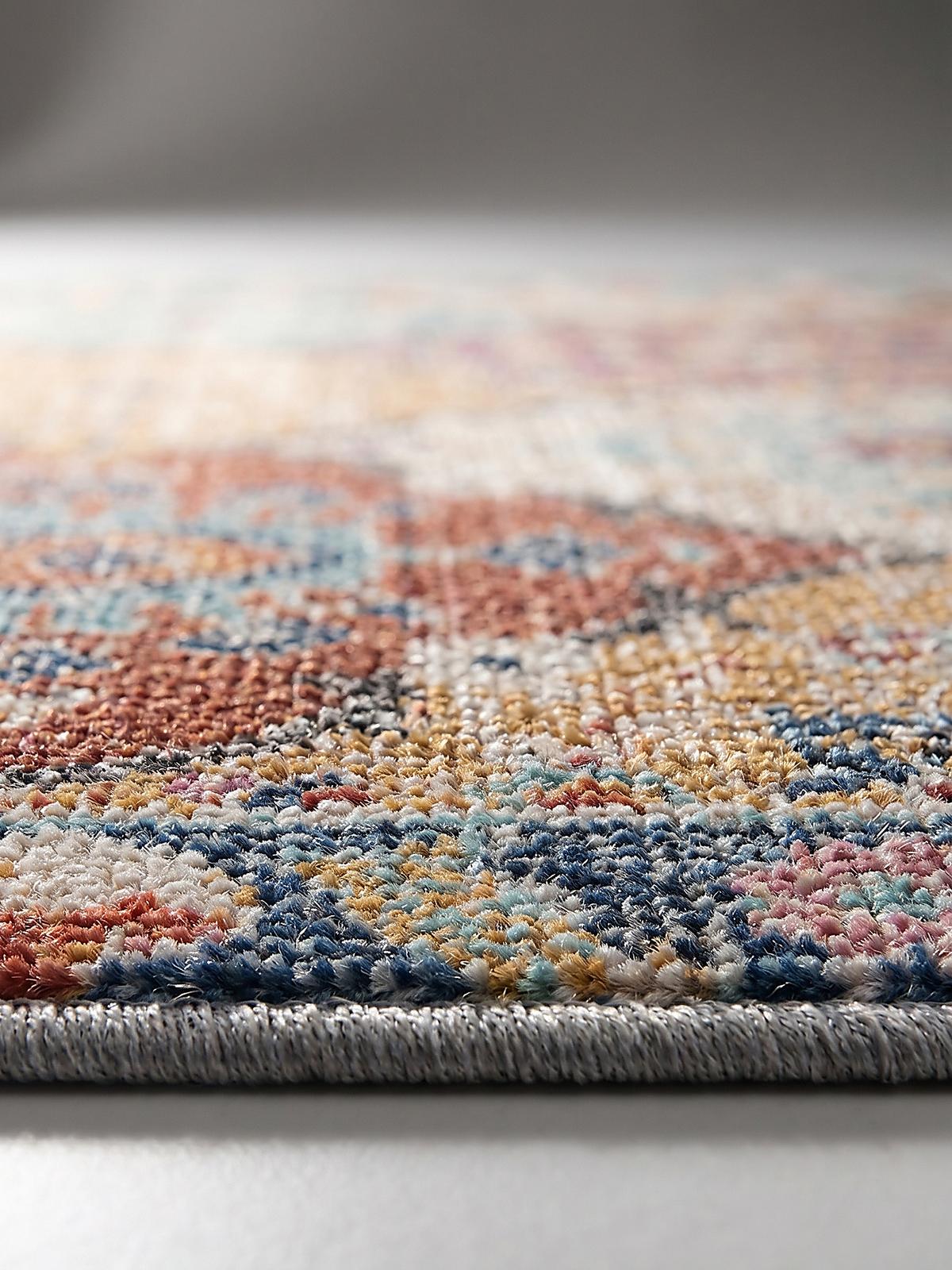 TEPPICH Outdoor Orientalisch LIMMAT Polypropylen Mehrfarbig 140 x 200 cm - Multicolor, Textil (140/200cm) - KADIMA DESIGN
