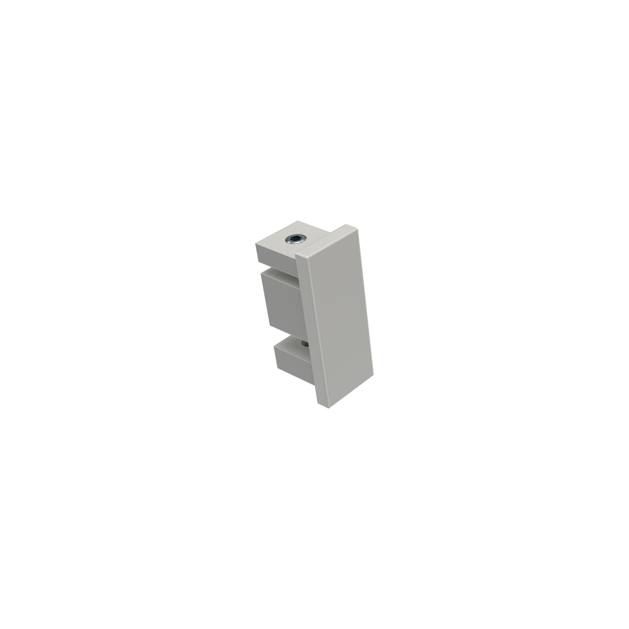 ENDSTÜCKE FÜR GARDINENSTANGEN 14x35 mm, Paxo Weiß, Packung 2 Stück - Weiß, Metall (1.5/3.4/3.4cm) - INTERDECO