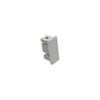 ENDSTÜCKE FÜR GARDINENSTANGEN 14x35 mm, Paxo Weiß, Packung 2 Stück - Weiß, Metall (1.5/3.4/3.4cm) - INTERDECO