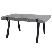 ESSTISCH Grau - Grau, Holz (90/150/75cm) - MCW