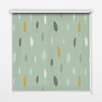 INNENROLLO - Fensterrollo - Rollo - 150x180 cm - Bunte Bäume - Grün, Kunststoff (150/180/0.5cm) - TULUP