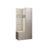 GARDEROBEN-SET Orion XXIV - Kaschmir/Creme, Holzwerkstoff/Kunststoff (82/186/46cm) - MIRJAN24
