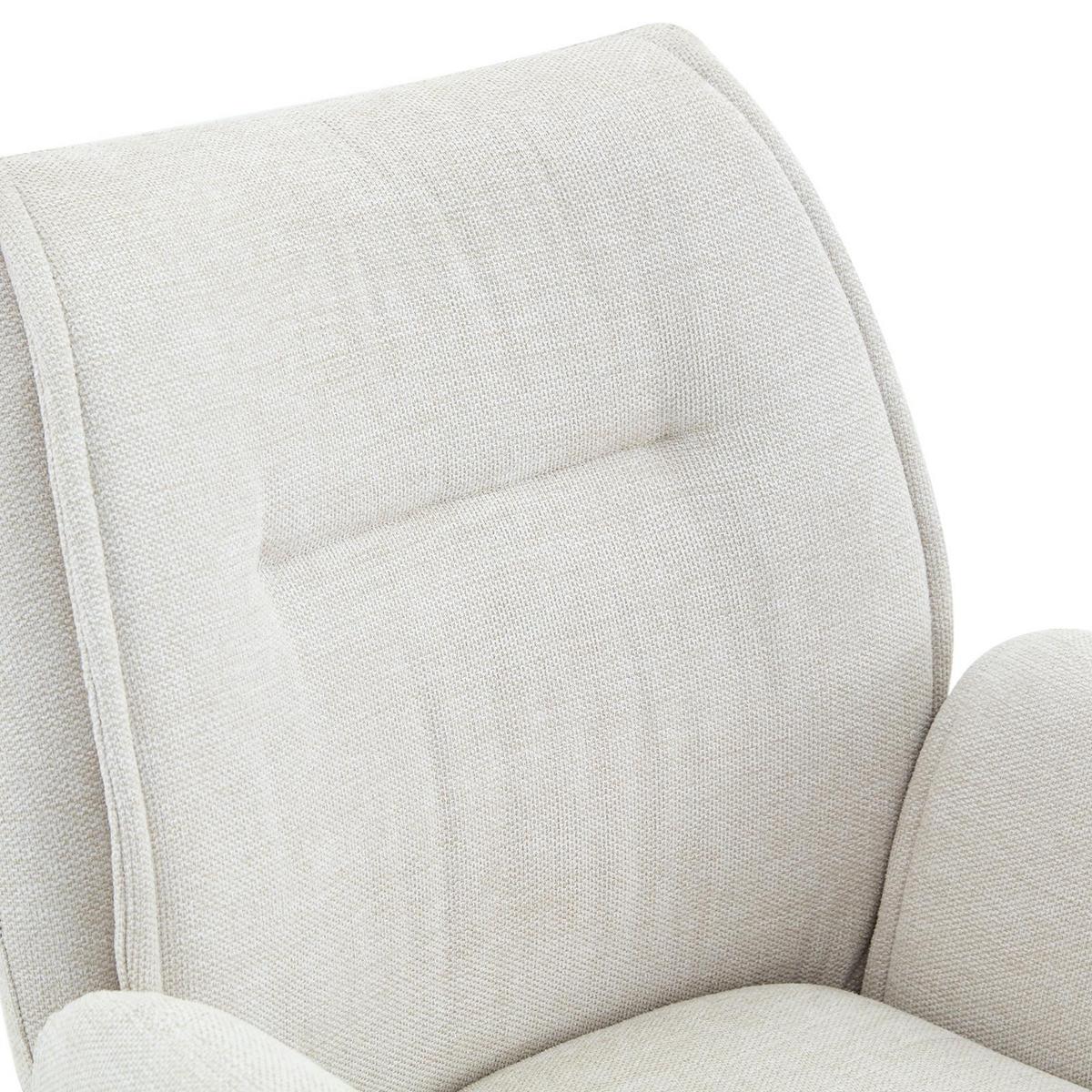 ESSZIMMERSTÜHLE LIRA 2er-Set cremeweiß - Creme, Textil (65/88/64cm) - IDIMEX