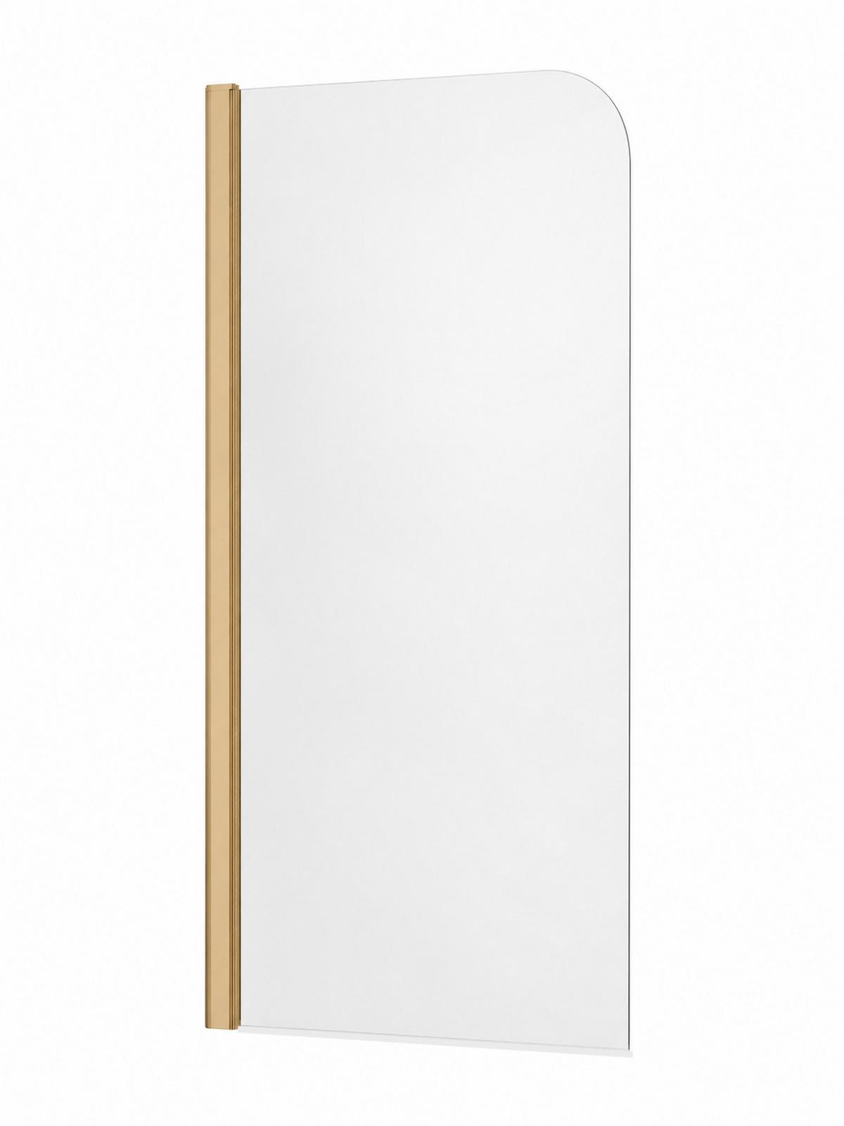 BADEWANNE Torino 1 Teil cm Gold - 60 x 140 cm - Goldfarben, Glas (60/140cm) - Badplaats
