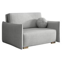 SCHLAFSOFA Viva Glov II - Hellgrau/Naturfarben, Holz/Textil (134/85/98cm) - MIRJAN24
