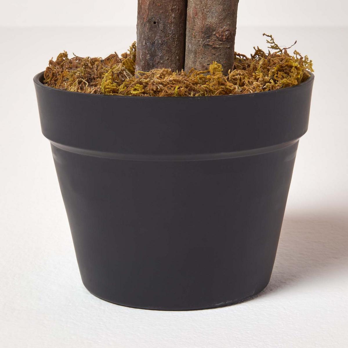 KUNSTBAUM Ahorn orange-rot, 160 cm - Orange, Kunststoff (160cm) - Homescapes