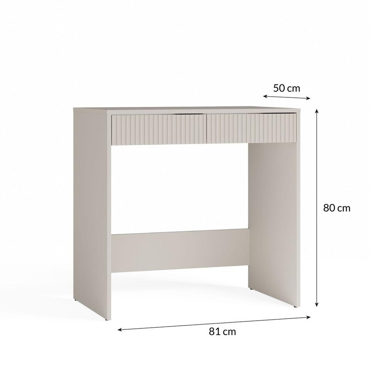 SCHREIBTISCH Slim Kaschmir 81/80/50 - Kaschmir, Holzwerkstoff (90/50/80cm) - RAUMHIRSCH FURNITURE