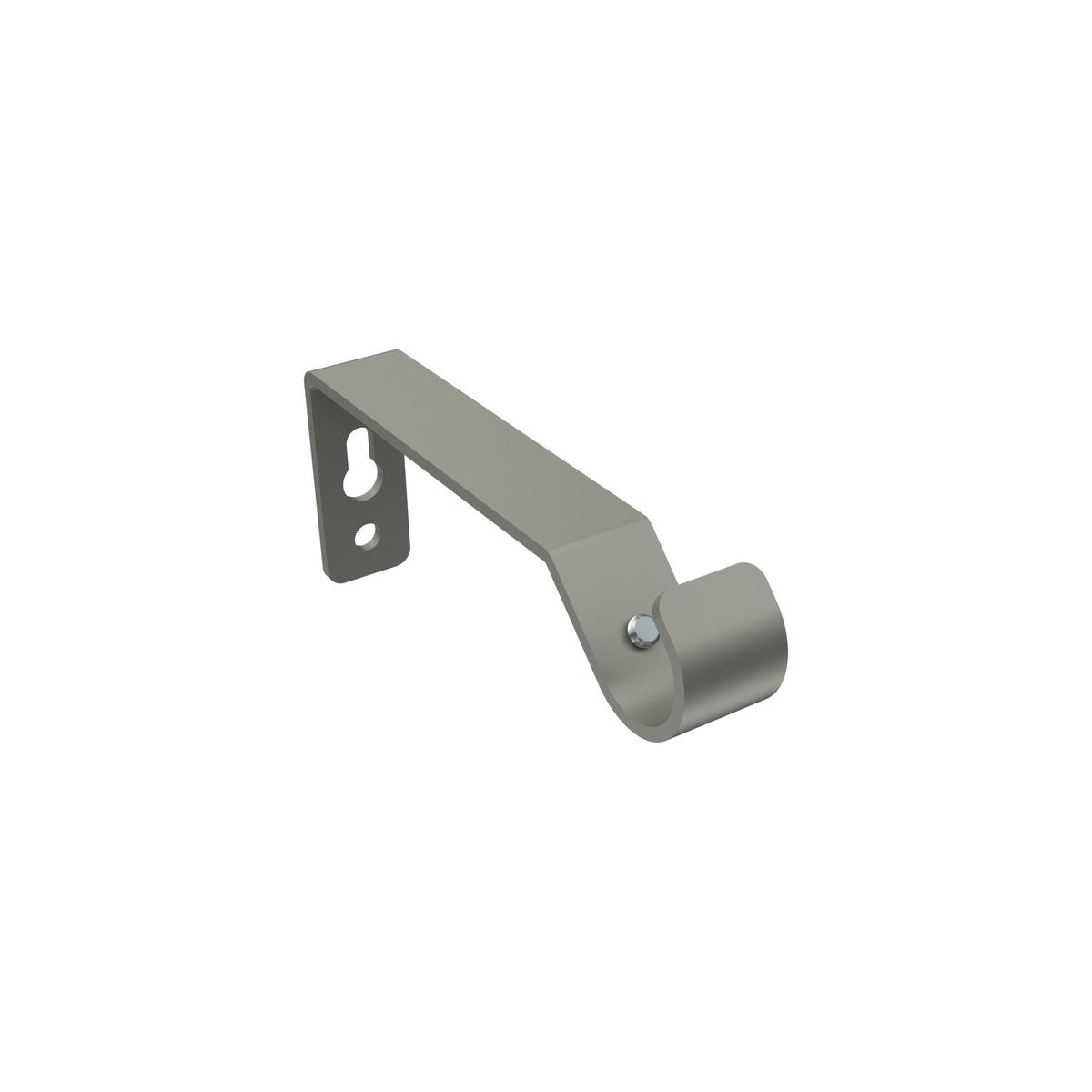 GARDINENSTANGE Olymp Matteo 100 cm, 1-läufig, 16 mm Ø Chrom matt - Chromfarben/Nickelfarben, Metall (100cm) - INTERDECO