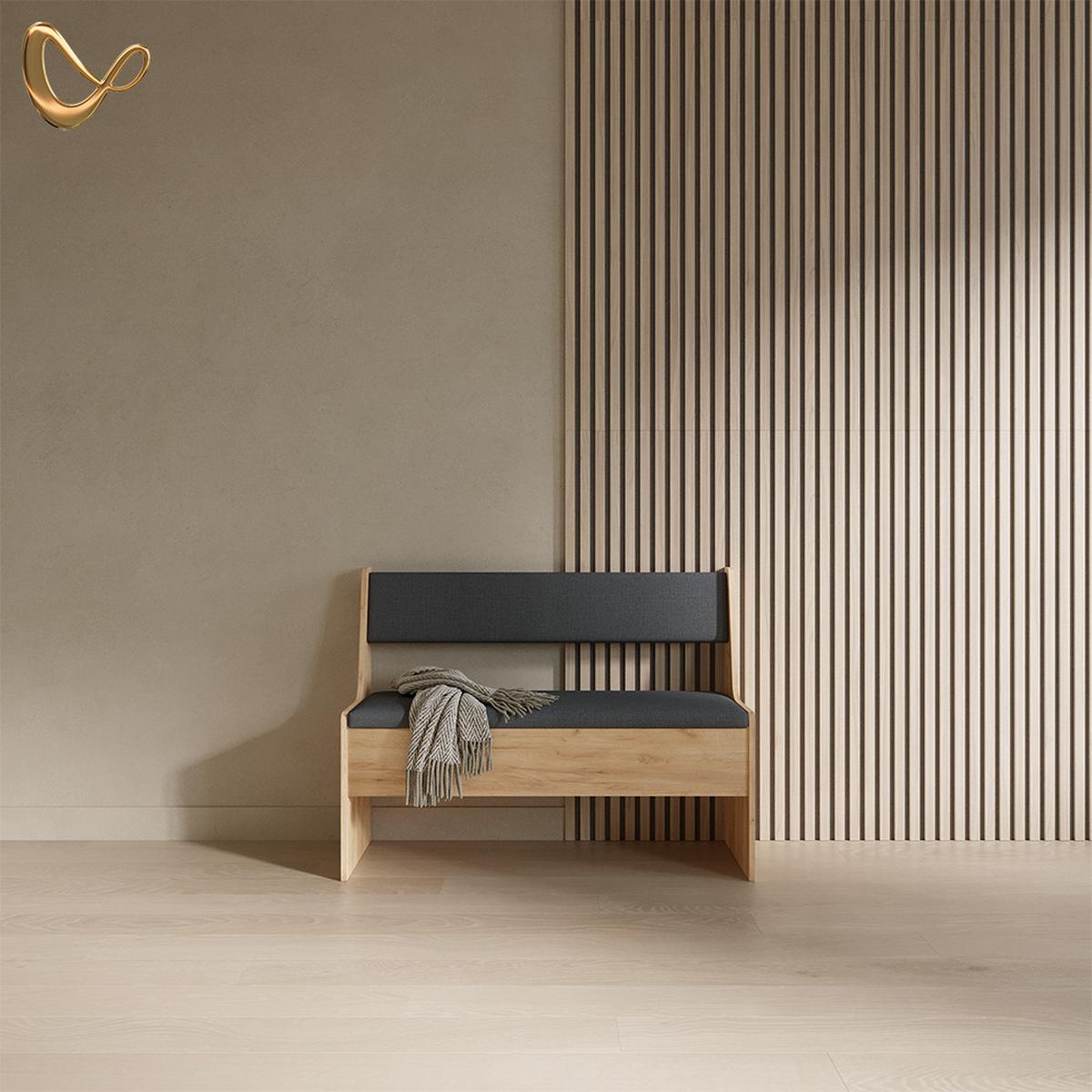 ESSZIMMER-BANK Tiberio Sandeiche 41.5 x 106.6 cm - Sonoma Eiche, Holzwerkstoff (41.5/80/106.6cm) - Livinity®
