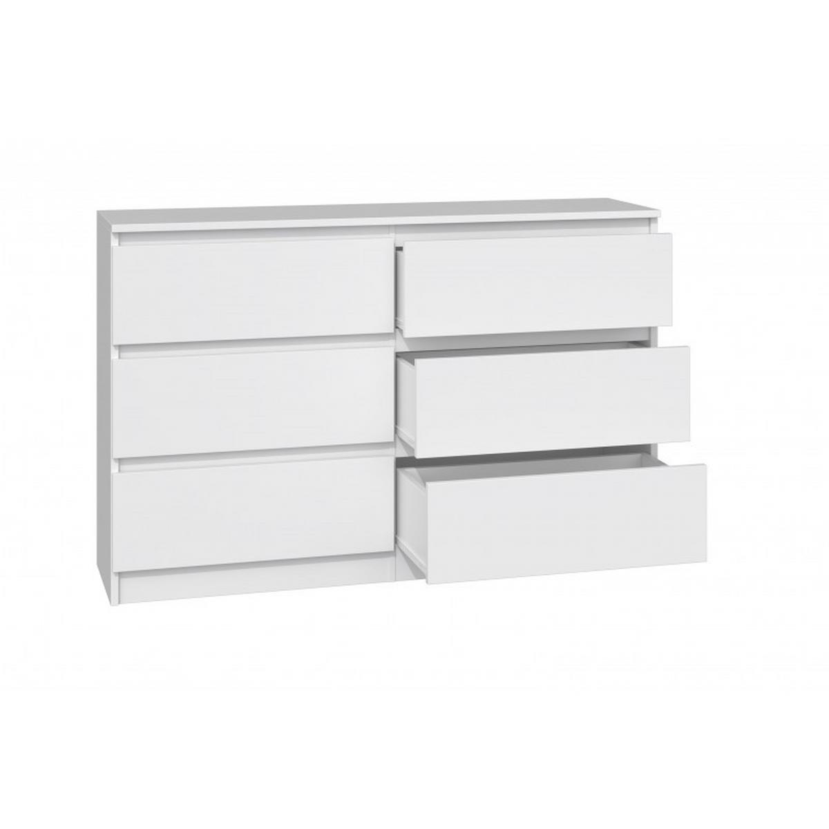 KOMMODE Weiß 120/75/30 - Weiß, Holzwerkstoff (120/75/30cm) - RAUMHIRSCH FURNITURE