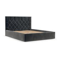 POLSTERBETT Brisa 140/200 cm Anthrazit im Paros Stoff - Anthrazit/Schwarz, Holz/Holzwerkstoff (140/200cm) - AltaBeds