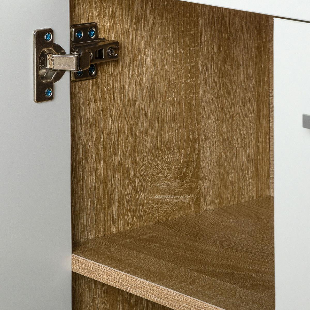 KOMMODE ESTELLE Sonoma Eiche/weiß - Weiß/Sonoma Eiche, Holzwerkstoff (88/70/30cm) - CARO-Möbel