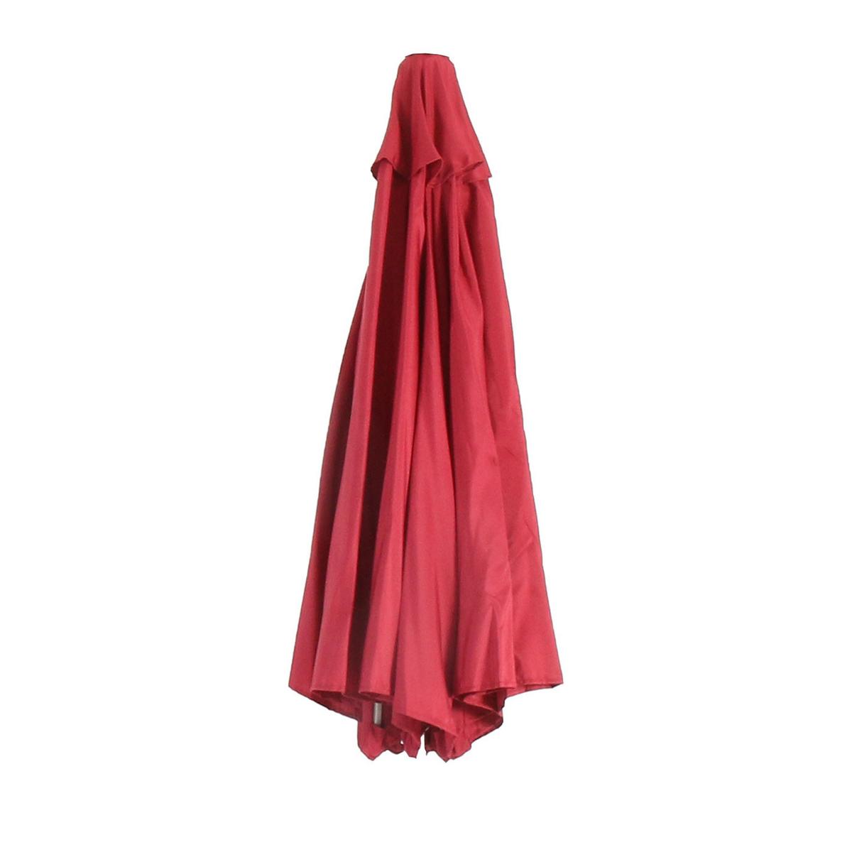ERSATZ-BEZUG FÜR SONNENSCHIRM Rot - Rot, Textil (300/300cm) - MCW