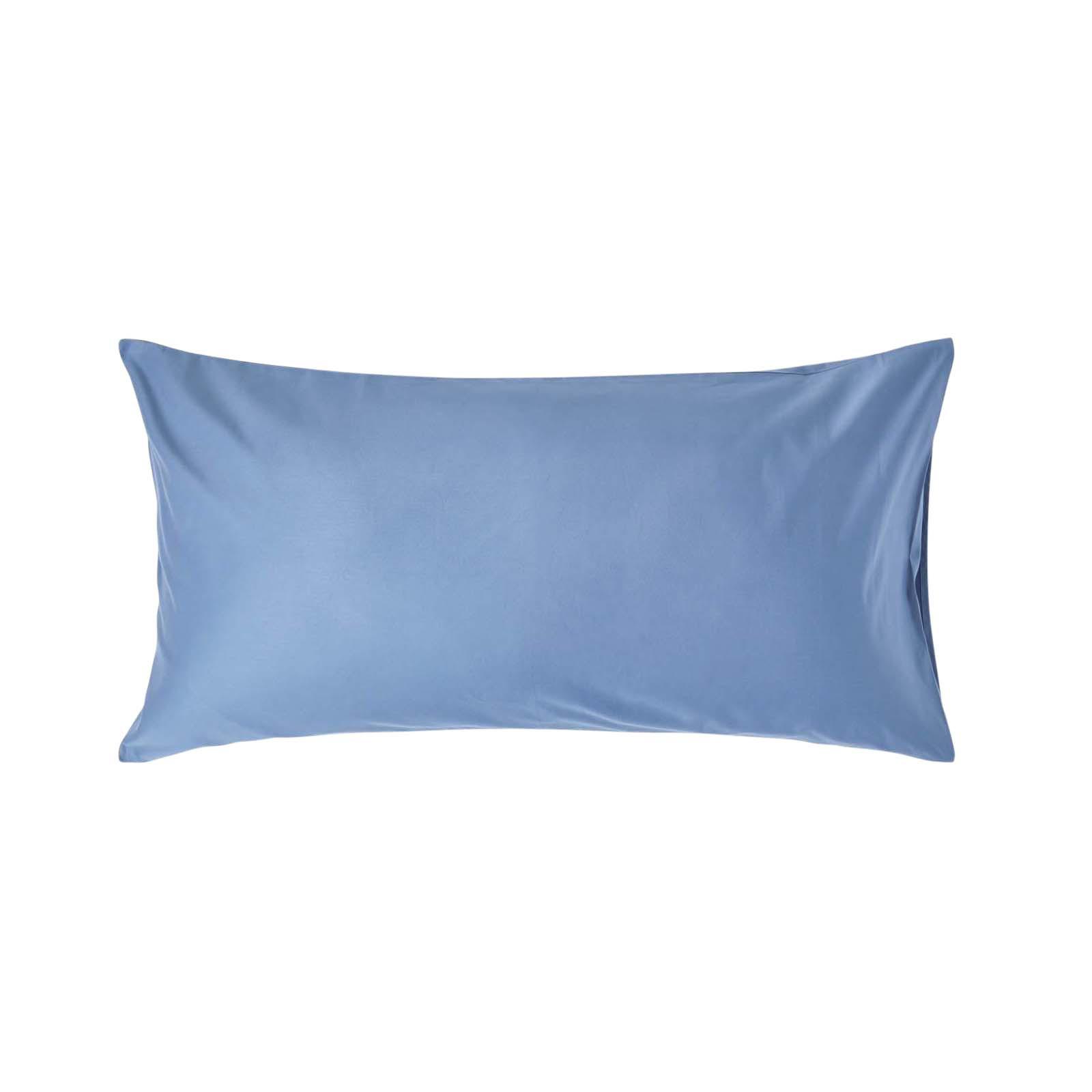 KISSENBEZUG Premium, Ägyptische Baumwolle, Fadendichte 1000 - Blau, Textil (50/90cm) - Homescapes