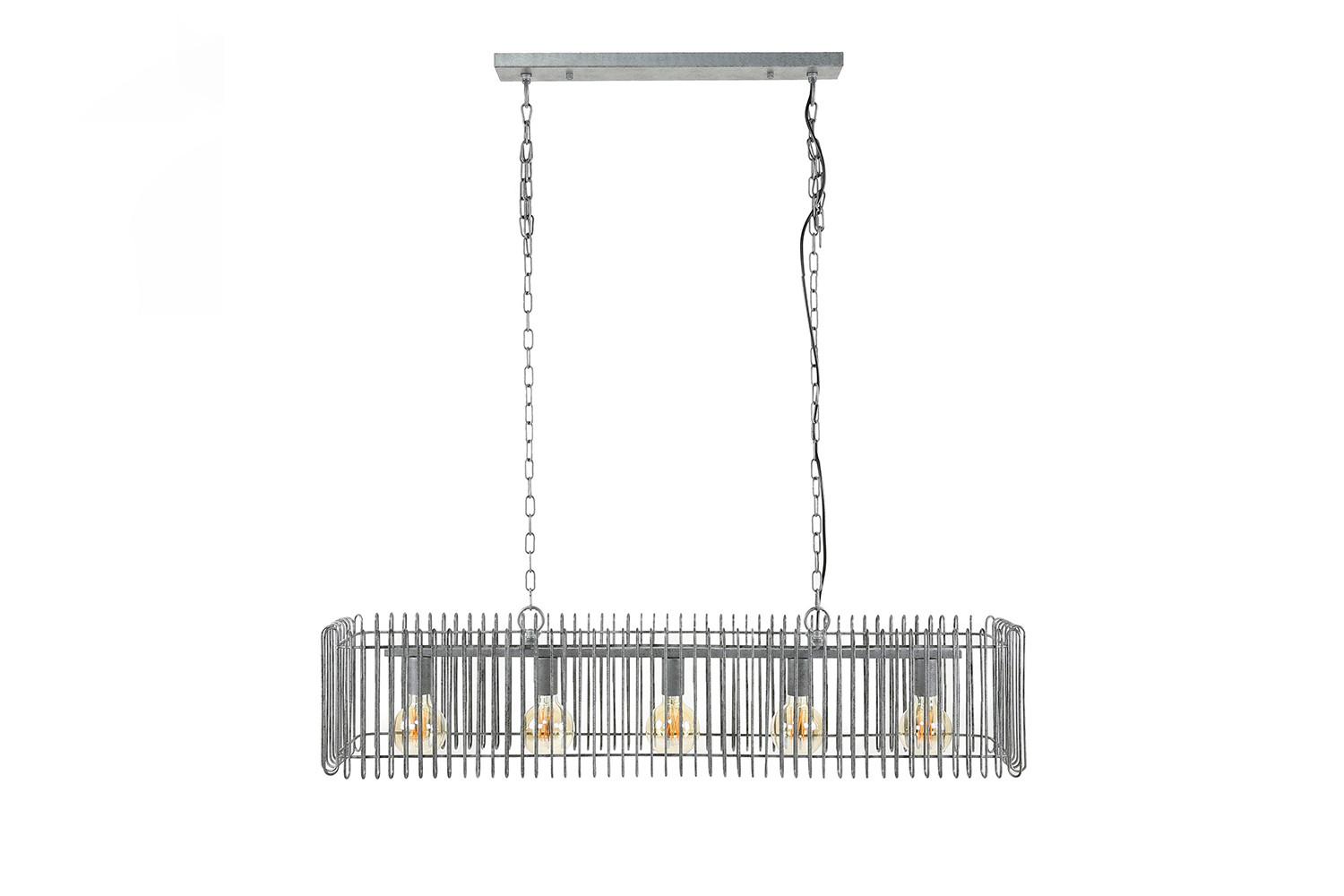 HÄNGELAMPE LORCA Silber Metall - Silberfarben, Metall (25/120/150cm) - KAWOLA