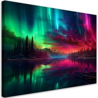 KUNSTDRUCK Lila 60/40 cm - Lila, Textil (60/40cm) - KUNSTLOFT