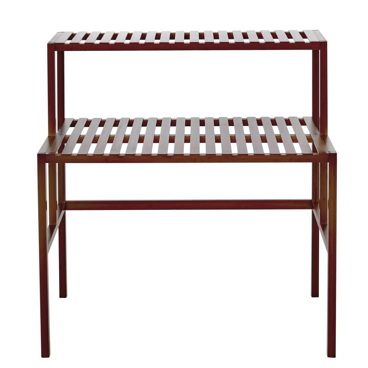 PFLANZENREGAL Braun - Braun, Holz (90/100/50cm) - MCW