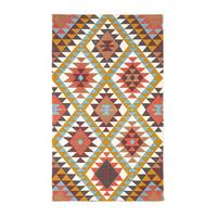 BAUMWOLLTEPPICH Oslo geometrisch 90/150 cm - Multicolor, Textil (90/150cm) - Homescapes