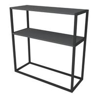 KONSOLENTISCH Hemsedal - Anthrazit, Holzwerkstoff (34/90/90cm) - [en.casa]