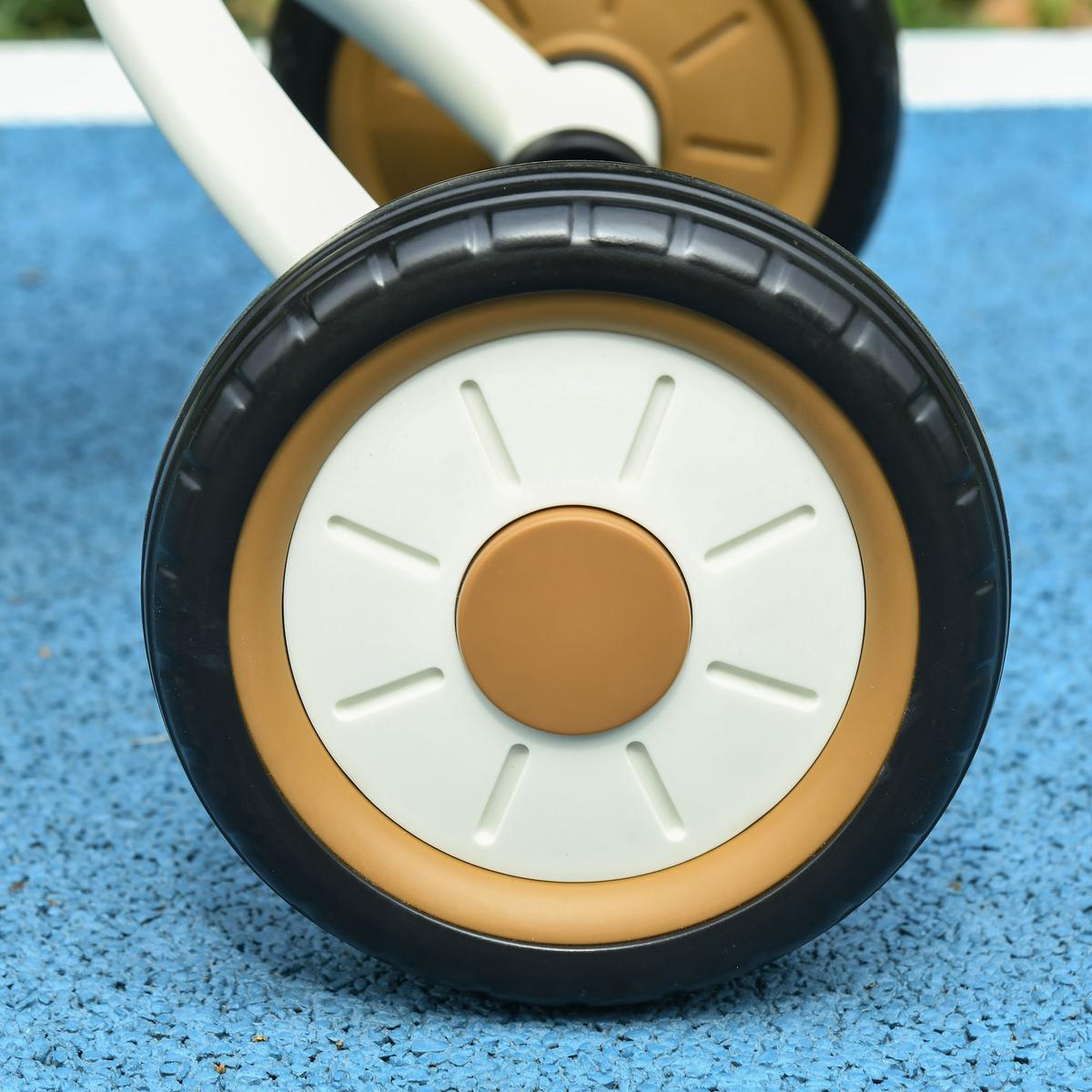 DREIRAD, Kinderfahrrad mit verstellbarer Sitz, Kinderrad für Kinder 2-5 Jahre - Weiß, Metall (70.5/53/58cm) - AIYAPLAY