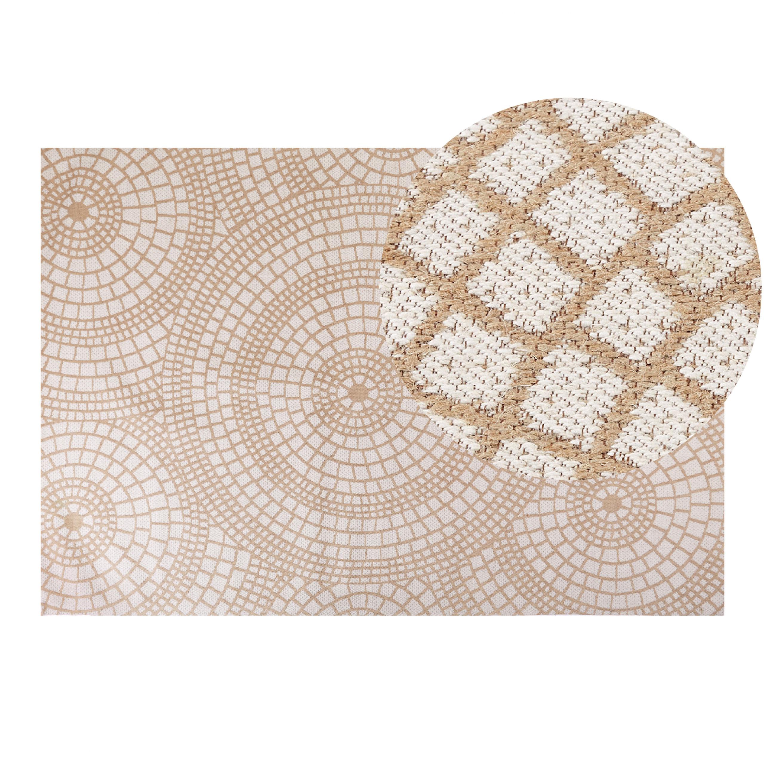 TEPPICH geflochten Ariba 230/160 cm - Beige, Naturmaterialien (160/230cm) - Beliani