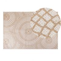 TEPPICH geflochten Ariba 230/160 cm - Beige, Naturmaterialien (160/230cm) - Beliani