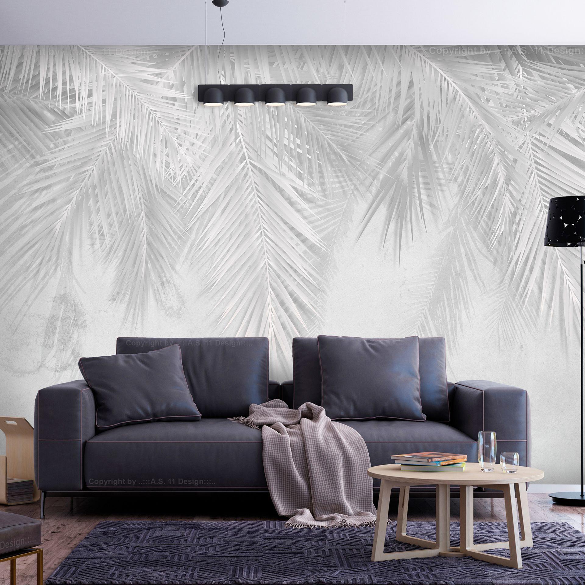 SELBSTKLEBENDE FOTOTAPETE Grau 98/70 cm - Grau, Kunststoff/Textil (98/1cm) - KUNSTLOFT