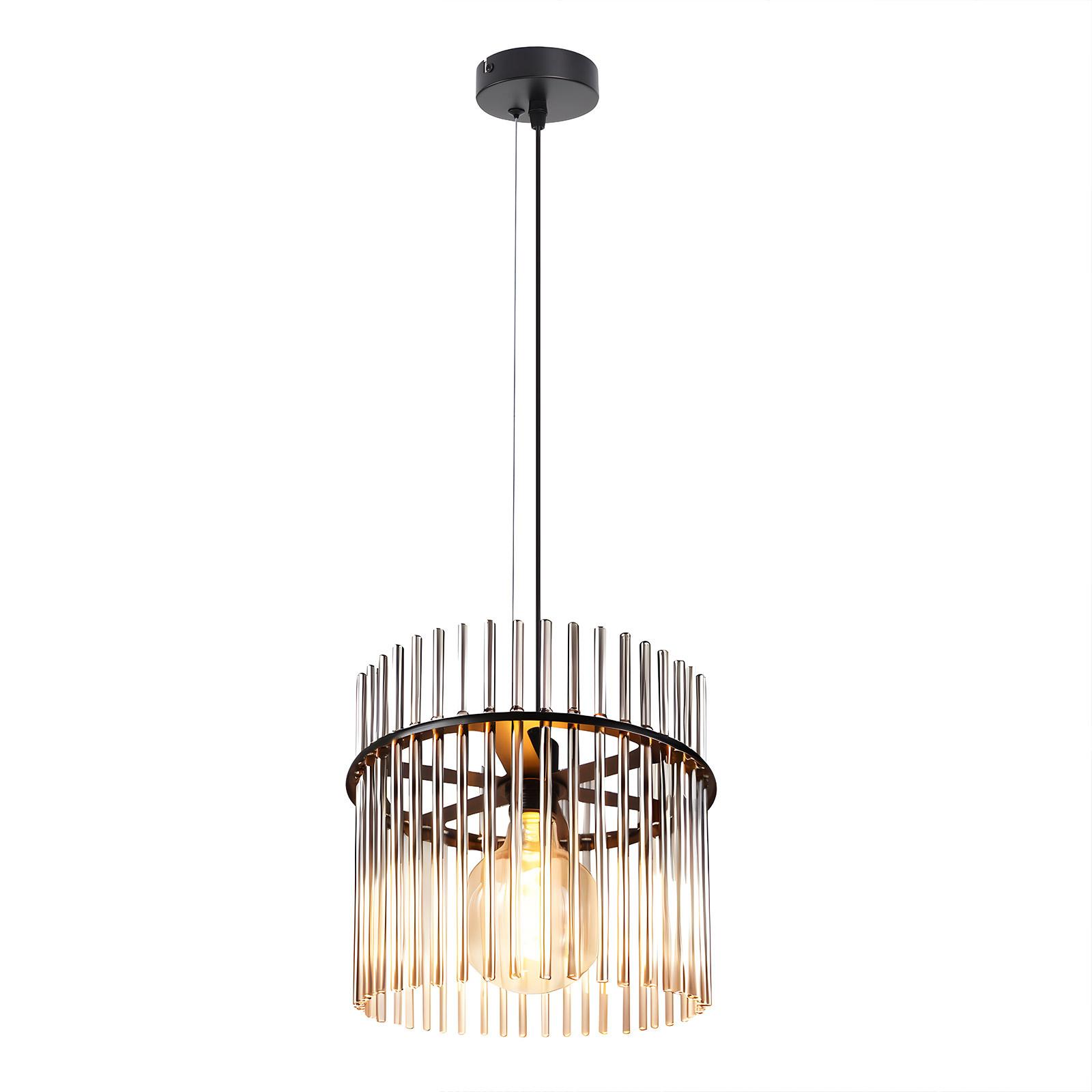 PENDELLEUCHTE Thalassa 30/10/150 cm - Schwarz, Metall (30/10/150cm) - ZMH