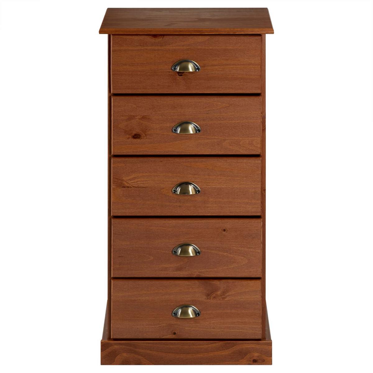 KOMMODE PARIS Kastanie - Kastanienfarben, Holz (48/95/39cm) - IDIMEX