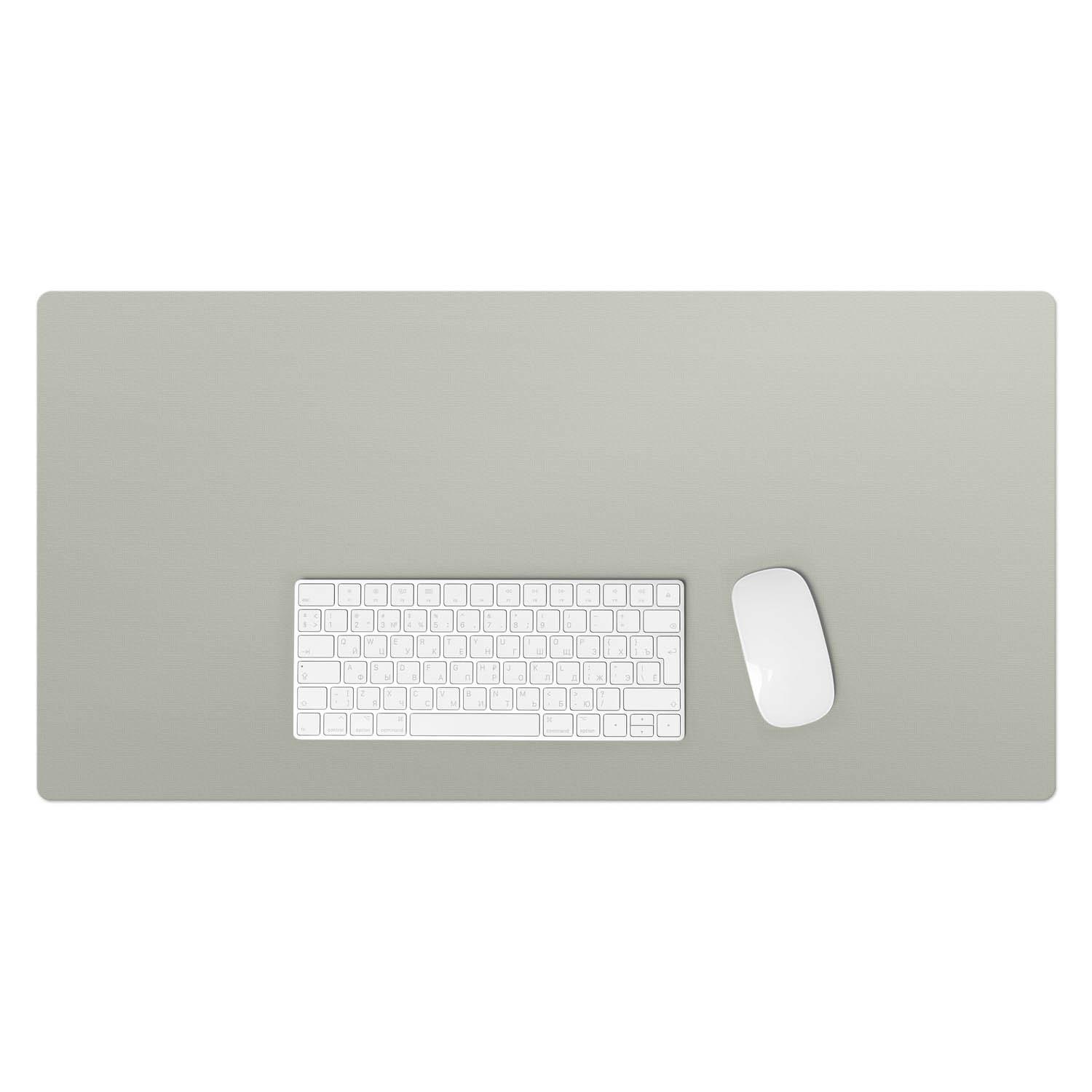 SCHREIBTISCHUNTERLAGE 90x45 cm Greige - Greige, Kunststoff (90/45/1.6cm) - Wallfluent