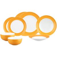 EINSTEIGER-SET Liberty Pure Colors Mango Orange 8-tlg. - Orange, Keramik (2/2/2cm) - Seltmann Weiden