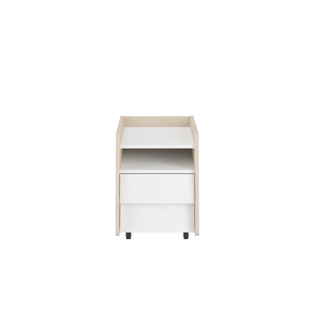 NACHTTISCH SoSixty - Weiß, Holzwerkstoff (41/55/54cm) - RAUMHIRSCH FURNITURE