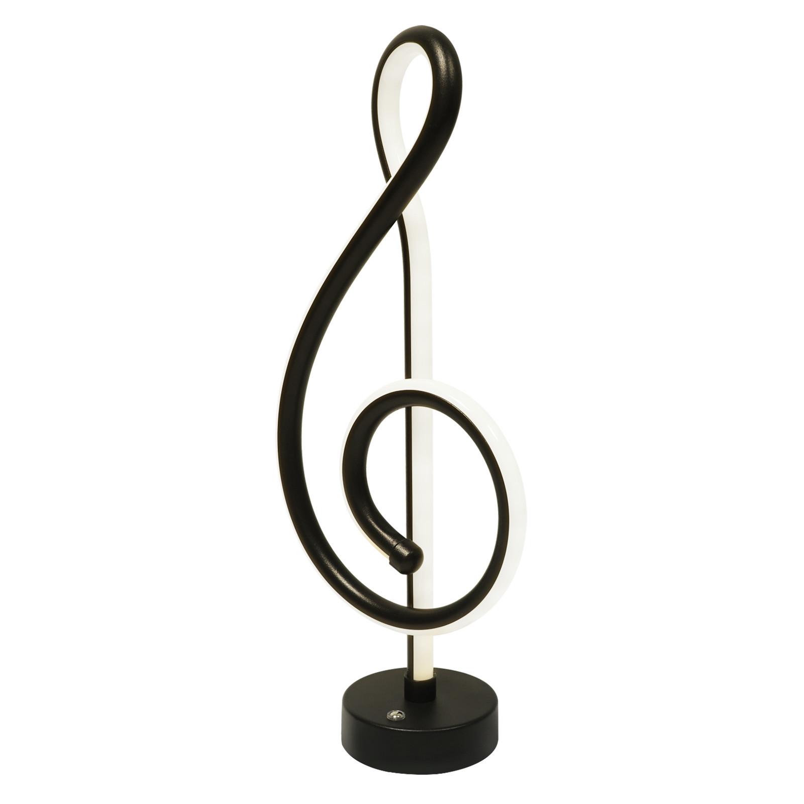 TISCHLEUCHTE Seebar 16.5/2.5/38.5 cm - Schwarz, Metall (38.5/16.5/2.5cm) - ZMH