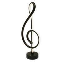 TISCHLEUCHTE Seebar 16.5/2.5/38.5 cm - Schwarz, Metall (38.5/16.5/2.5cm) - ZMH