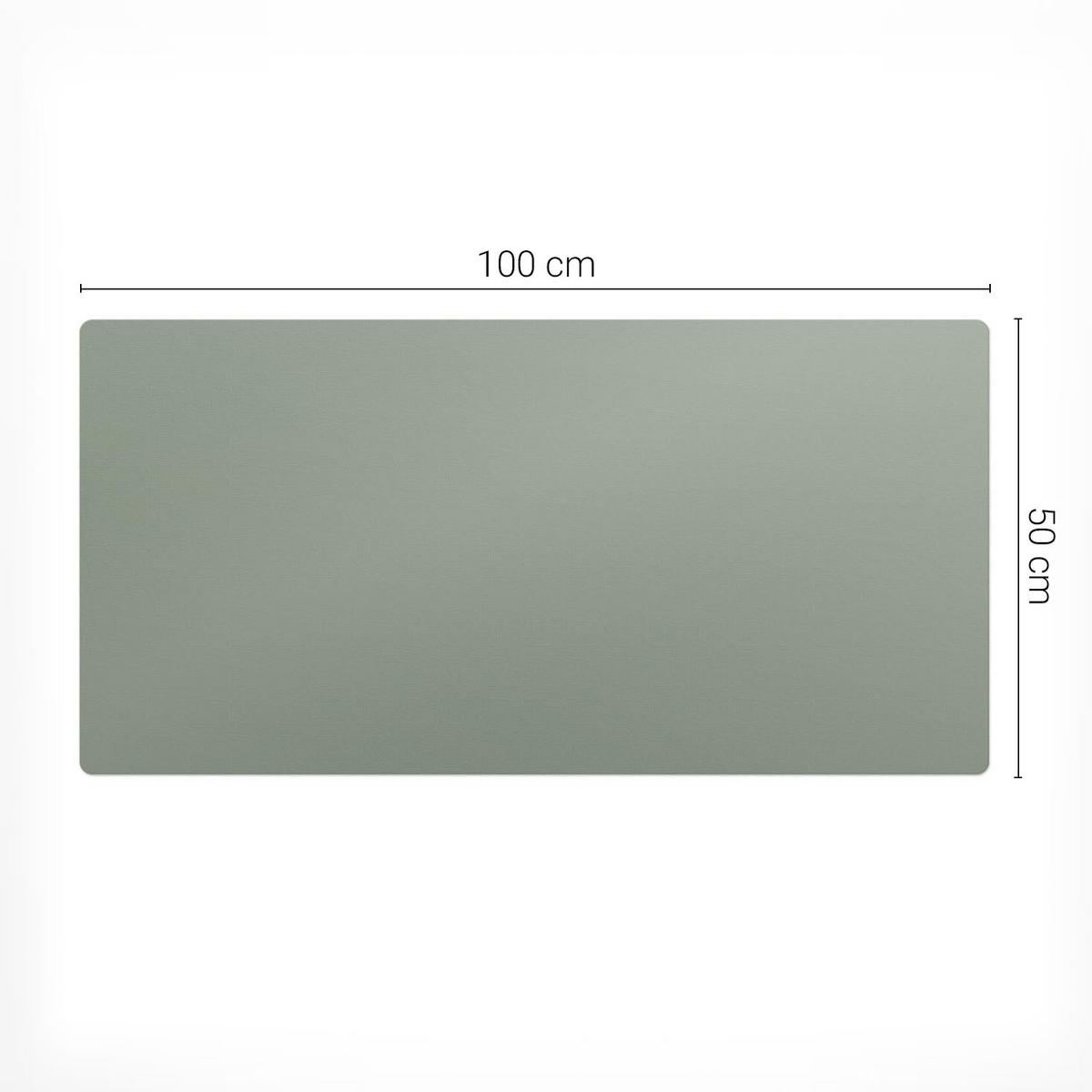 SCHREIBTISCHUNTERLAGE 100x50 cm Grün - Grün, Kunststoff (100/50/1.6cm) - Wallfluent