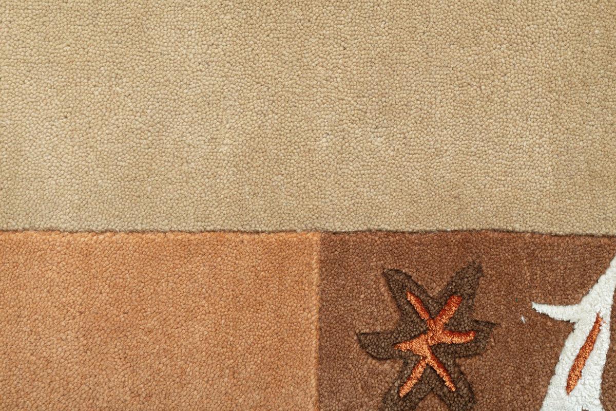 HANDTUFTTEPPICH Royal Ganges 90x160 cm - Honig, Textil (90/160cm) - THEKO