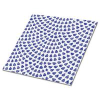 FLIESENAUFKLEBER 9 Stück 30x30 cm selbstklebend Wassertropfen - Blau, Textil (30/1.6/30cm) - TULUP