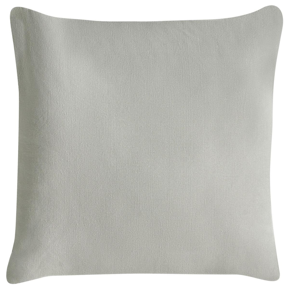 DEKOKISSEN 3er-Set Weiß 30/50 cm Xylopia - Weiß, Textil (45/45cm) - Beliani