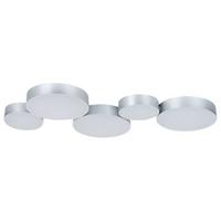 DECKENLEUCHTE Luga 20/54/3 cm - Silberfarben, Metall (20/54/3cm) - Beliani