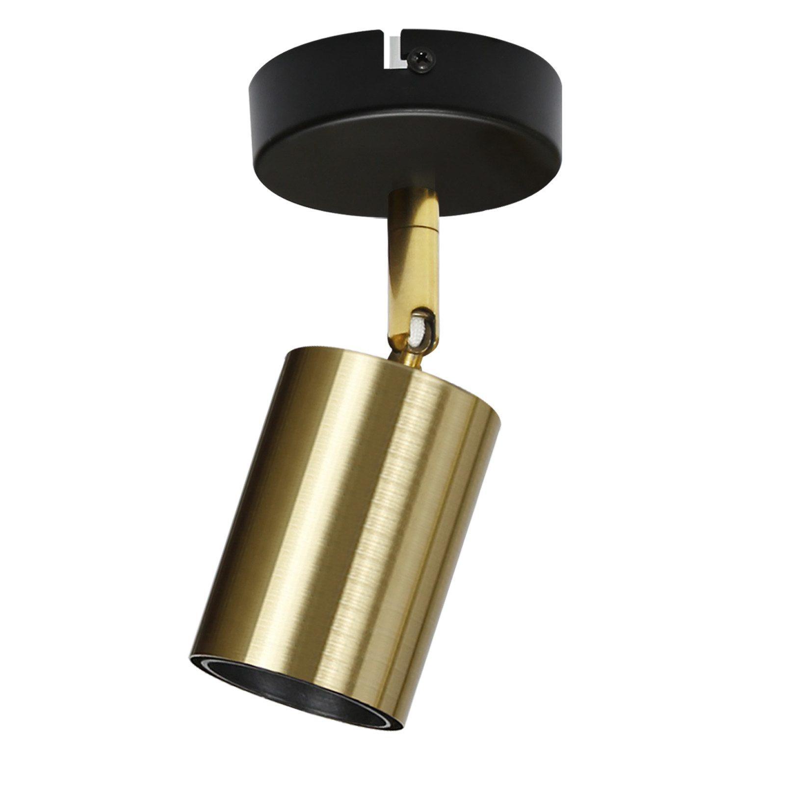 DECKENSTRAHLER Strahlbert 9/28/18 cm - Akaziefarben, Metall (18/9/28cm) - ZMH