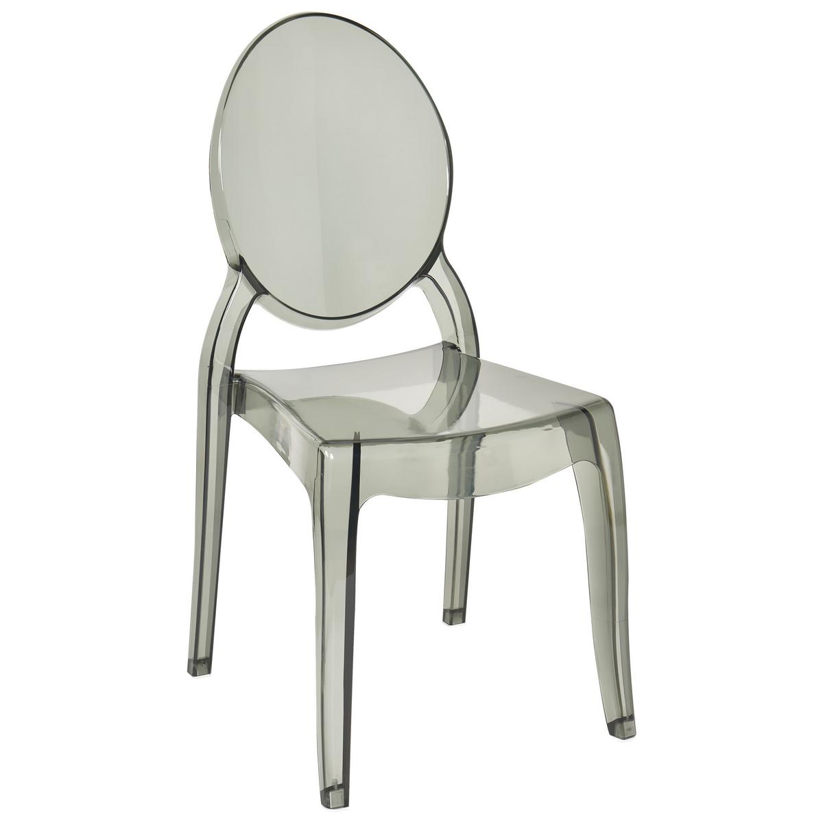 ESSZIMMERSTUHL 4er-Set Kunststoff Schwarz Merton - Schwarz, Kunststoff (55/95/46cm) - Beliani