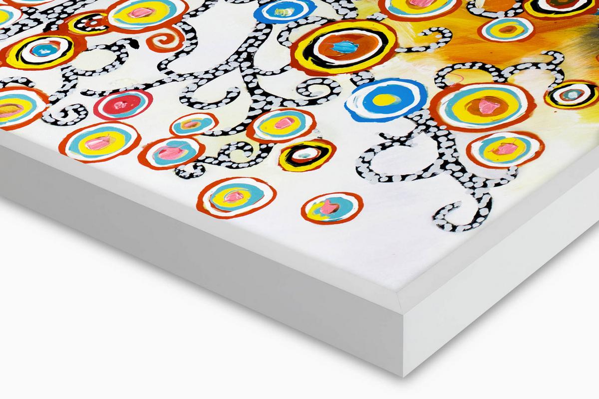 ÖLGEMÄLDE 120/60 cm - Multicolor, Holz/Textil (120/60cm) - KUNSTLOFT